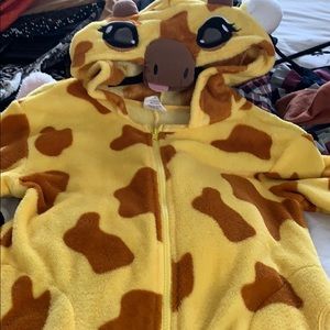 Giraffe onesie pajama
